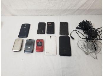 Lot Used Cell Phones