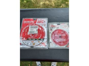 2 Brand New Diablo Saw Blades Never Opened