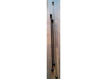 Lot Of 3 Curtain Rods
