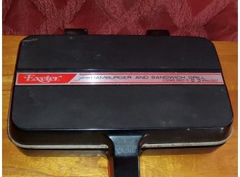 Vintage Exeter Twin Hamburger And Sandwich Grill 702-01