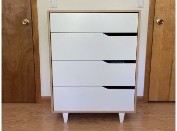 Modern Two- Toned Chest Of Drawers