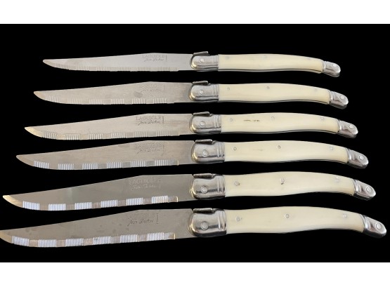 Six Vintage Jean De Bost French Steak Knives By Laguiole