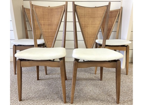 Four Vintage MCM Folding Chairs From Stackmore