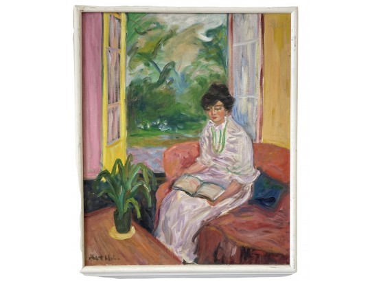 Listed Artist Albert Mohr (France 1918-) Impressionist Painting 21' X 25'