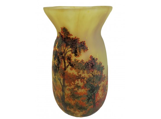 Antique Daum French Art Glass Vase