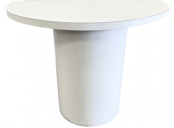 MCM Karl Springer Style Half Moon Dinette Table By Bernie Burge 42' X 23' X 30' Tall.