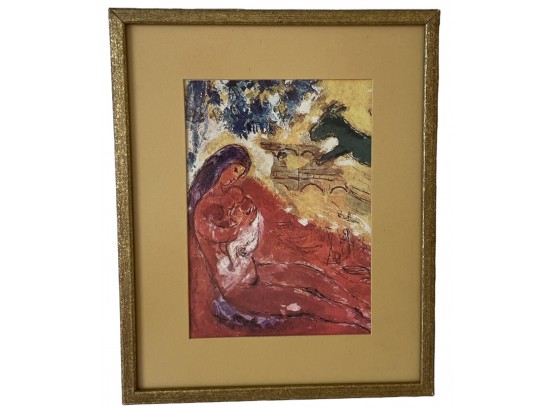 Small Vintage Chagall Print 8' X 10'