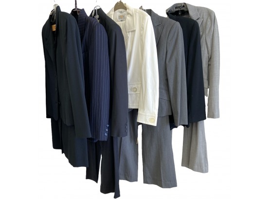 Lot Of Designer Women's Suits Including Theory, Garfield Marks And More