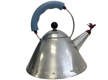 Iconic Vintage Alessi Tea Kettle Created By Architect Michael Graves.