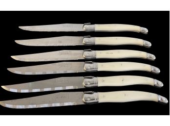 Six Vintage Jean De Bost French Steak Knives By Laguiole