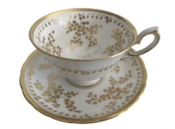 Vintage Royal Chelsea English 'Golden Fern'  Bone China Teacup
