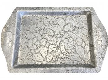 Vintage Forged Aluminum Tray 17' X 11' X 1'