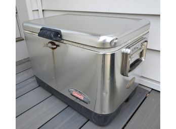 Attention Glampers! Coleman 100 Year Anniversary Steel Cooler