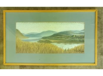 'November Light' Hudson Valley Pastel Painting By John Hulsey