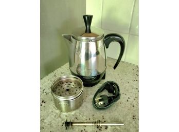 Vintage Farberware Coffee Small Percolator