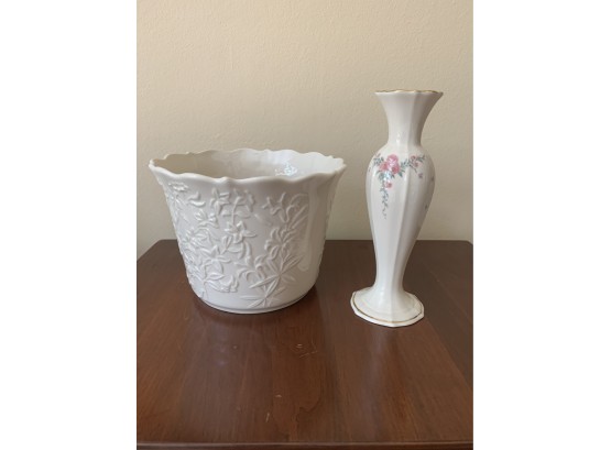 Lenox Vase And Planter