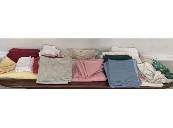 Large Group Of Table Linens
