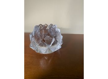 Orefores Crystal Candle Holder