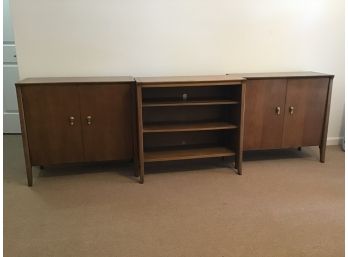 Drexel Cabinets And Book Shelf