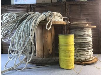 Mixed Rope Lot With Spools