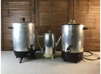 Coffee Pot Percolator Lot