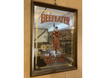 Beef Eater London Distilled Dry Gin Mirror Poster
