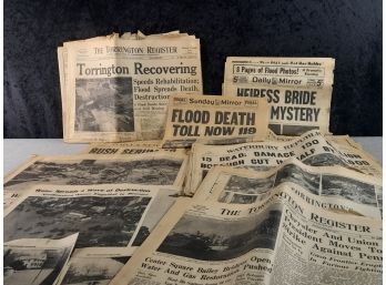CT 1950's Newspaper Lot