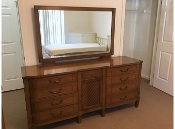 Beautiful Long Dresser With Mirror