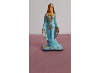 Women In Blue Dress Figurine