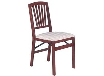 Stakmore Folding Chairs With Cushions - Set Of Ten
