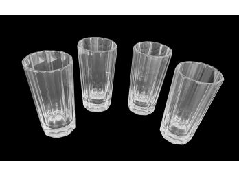 Sebastian Marcen Set Of 4 Paneled Water Glasses