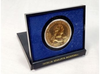 1972 Bicentennial Commemorative George Washington Medal  With Case And Cert.