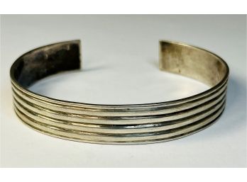 Vintage 27.8g Sterling Silver Cuff Bracelet