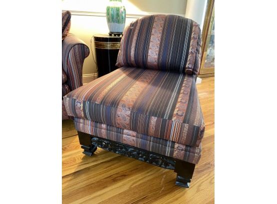 A Custom Crafter CASA BIQUE Slipper Chair - Thomasville, NC USA