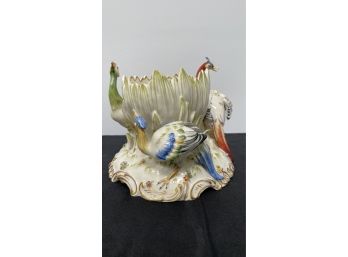 Vintage Decorative Birds Bowl Made In Germany