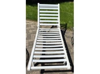 A TRICONFORT White High Quality Resin  Chaise Made In France