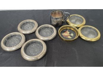 Mixed Lot Of Coasters And Child's Cup