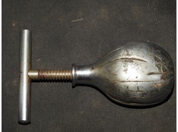 Old Walnut Shaped Steel Nutcracker