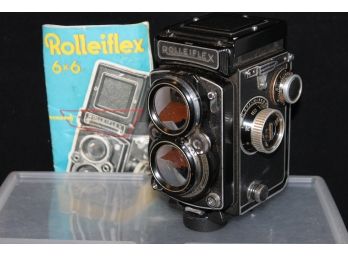 Estate Find Rolleiflex Vintage Camera And Booklet