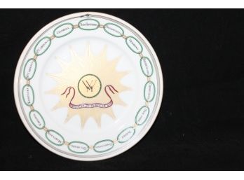 Numbered Limited Re-edition George Washington White House Dessert Plate