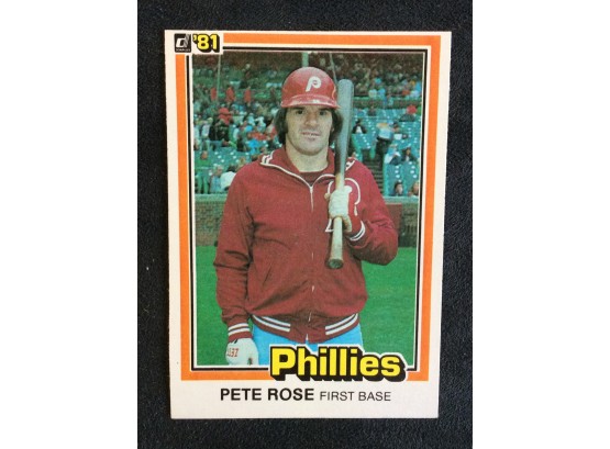 1981 Donruss Pete Rose