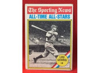 1976 Topps All Time Leaders Lou Gehrig