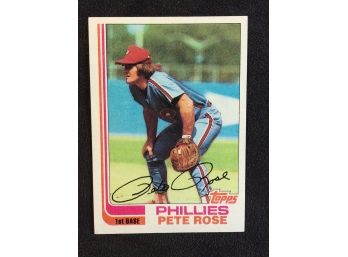 1982 Topps Pete Rose