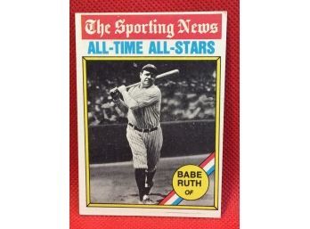 1976 Topps All Time All Stars Babe Ruth
