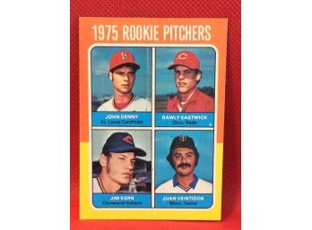 1975 Topps Rookie Pitchers Card