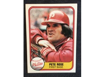 1981 Fleer Pete Rose