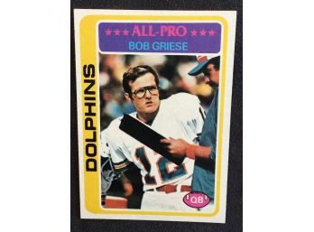 1978 Topps Bob Griese
