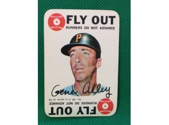 1968 Topps Gene Alley Game Card