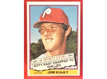 1976 Topps Jim Kaat Traded Card