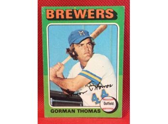 1975 Topps Gorman Thomas